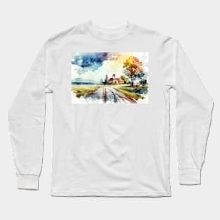 Rustic Countryside Charm Long Sleeve T-Shirt